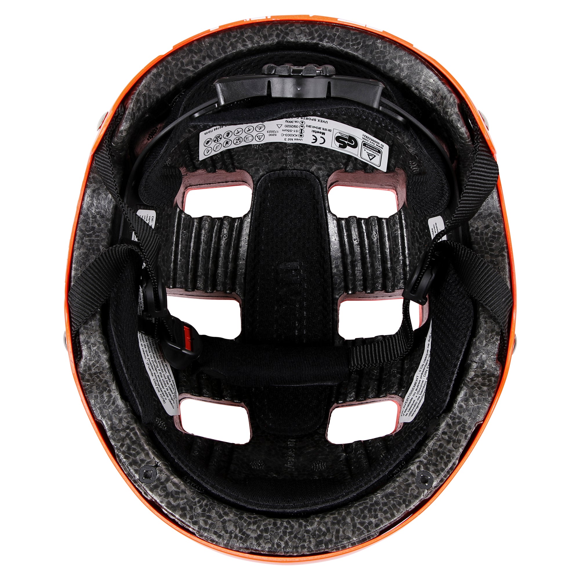 Uvex KID 3 dirtbike neon red Kinder Fahrradhelm