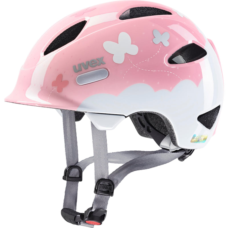 uvex OYO STYLE Fahrradhelm butterfly pink Kinder