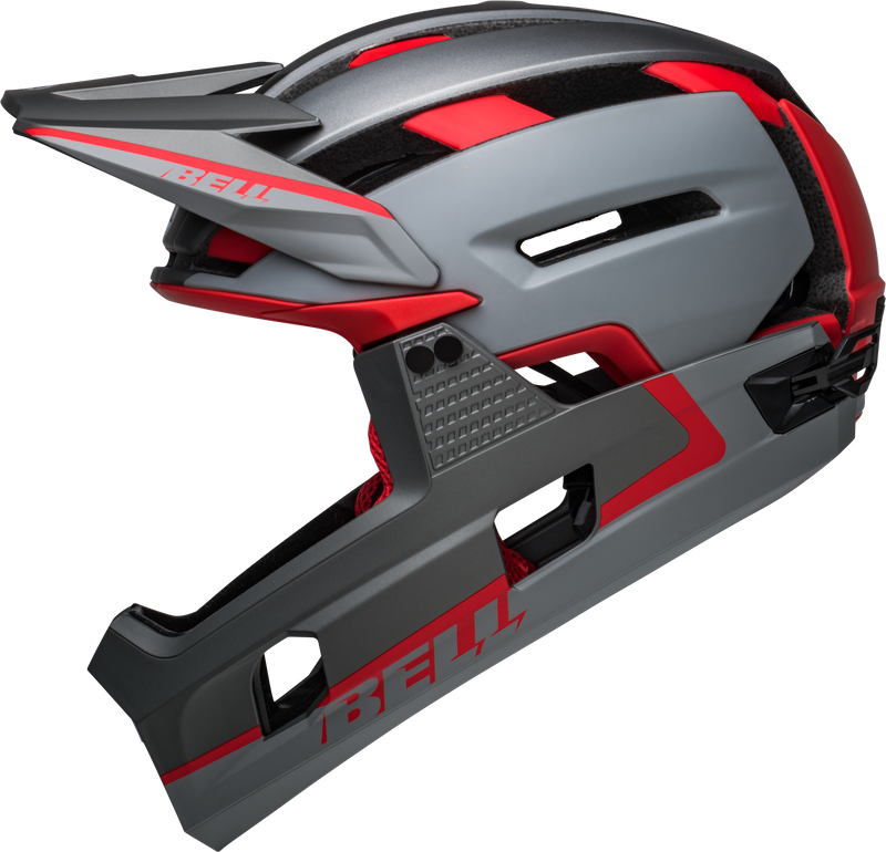 Bell SUPER AIR R SPHERICAL MIPS Fahrradhelm matte grey red Unisex