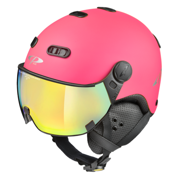 CP Carachillo Visierhelm pink mc mirror Skihelm Snowboardhelm