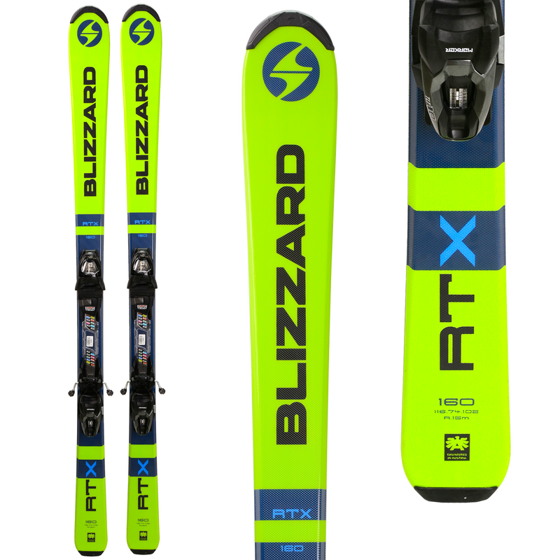 Blizzard RTX 160 cm Herren Skier + Marker TLT 10 All Mountain