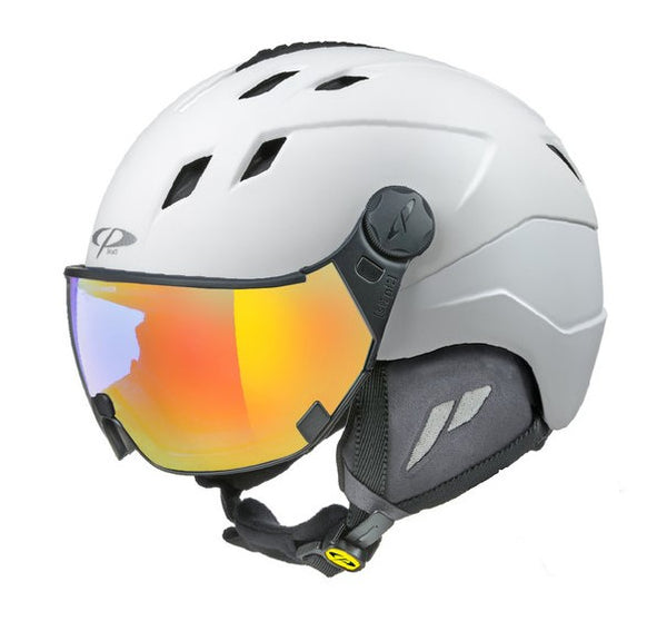 CP CORAO + Ski-Snowboardhelm white soft touch Unisex