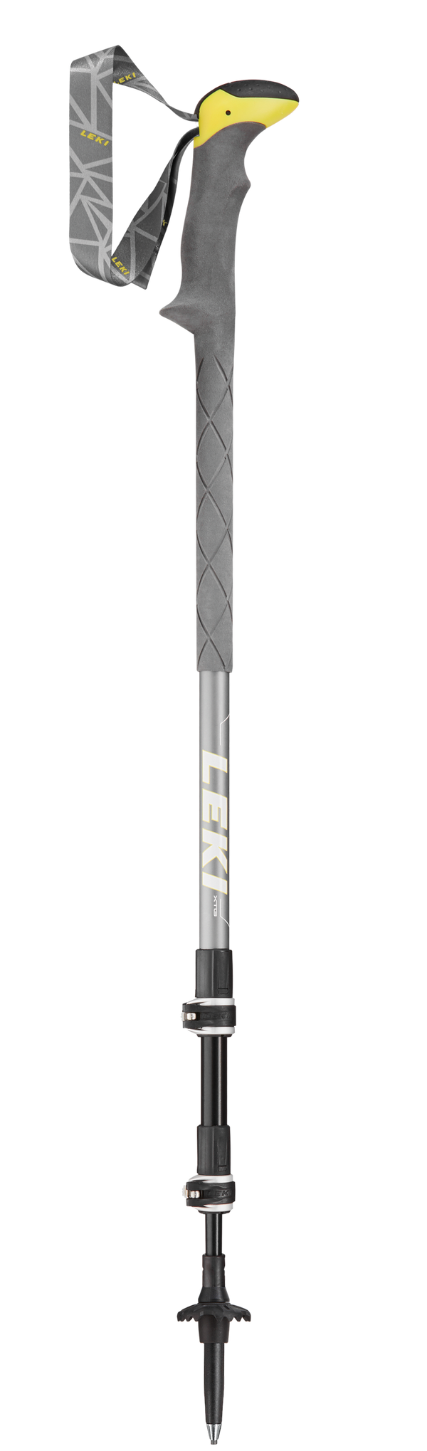 LEKI Stöcke SherpaXTG Trekking 110-146cm grau-weiß-gelb Wanderstöcke Outdoor j21