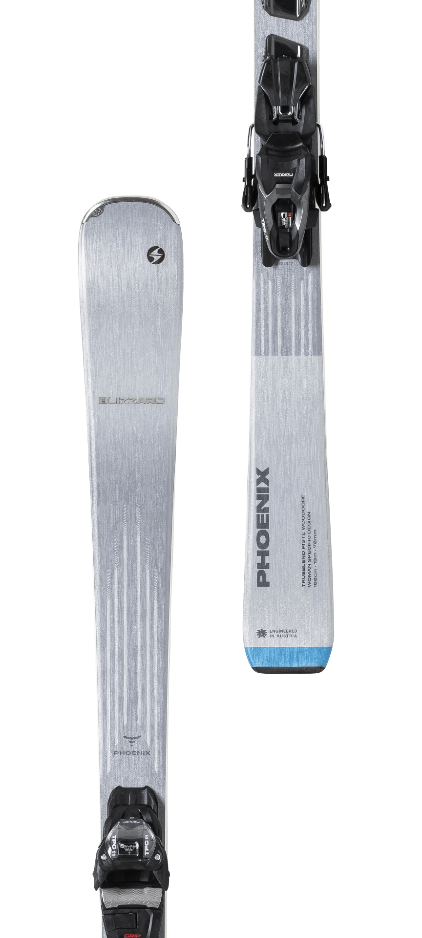 Blizzard PHOENIX S R13 CA 162cm + Marker TPC 11 Damen Pisten Ski Grau