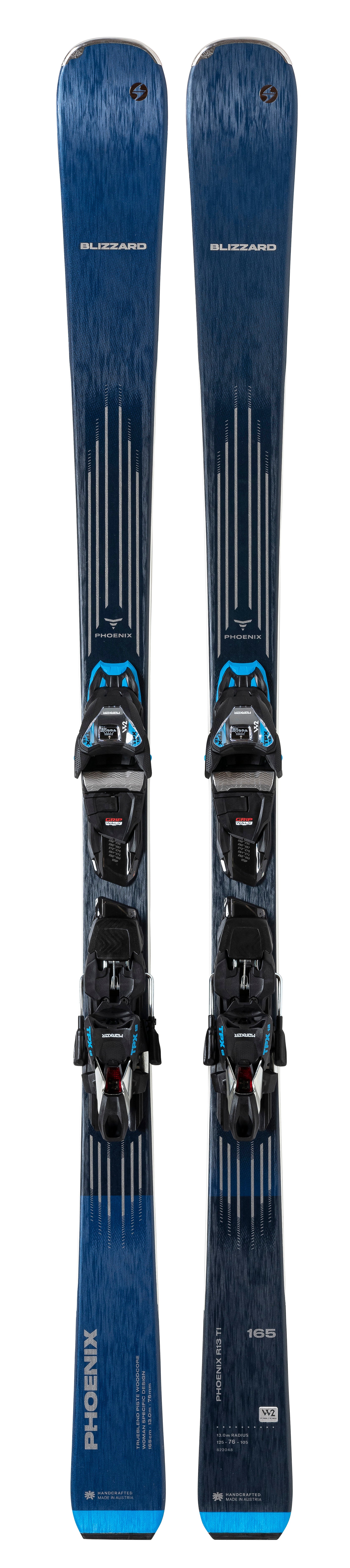 Blizzard PHOENIX R13 Ti 165cm + Marker TPX 12 - Damen Allmountain Ski Blau