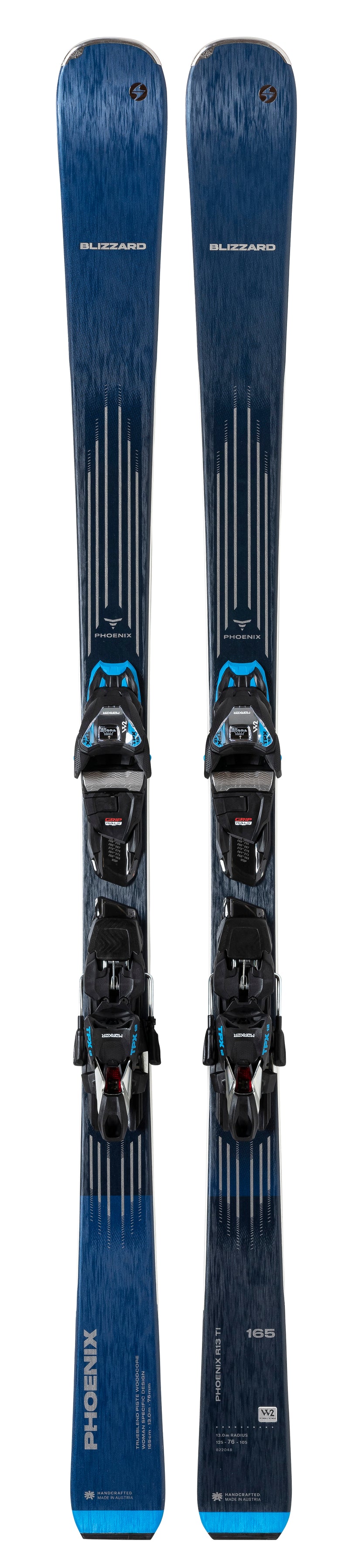 Blizzard PHOENIX R13 Ti 165cm + Marker TPX 12 - Damen Allmountain Ski Blau