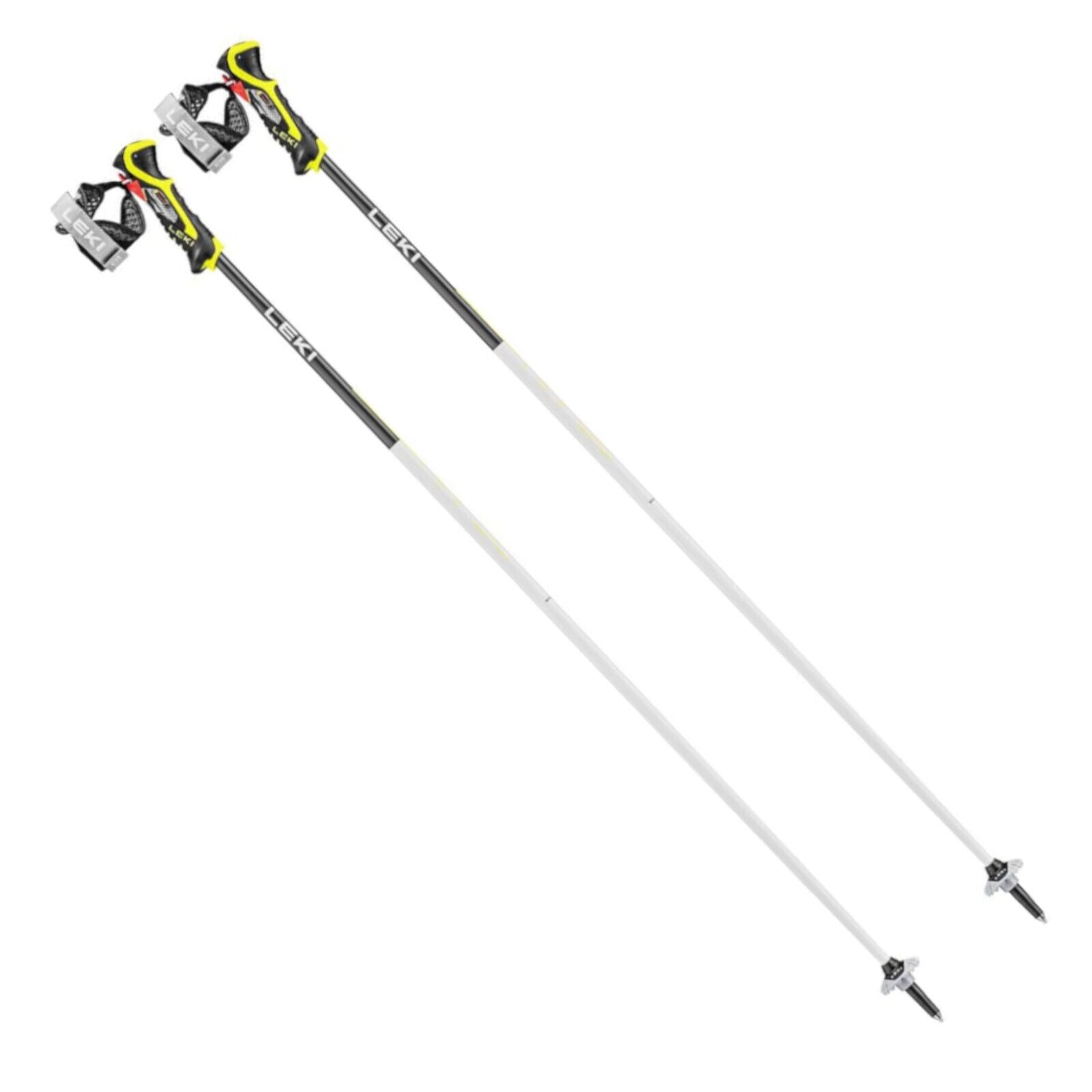 Leki AIRFOIL 3D Alpinstöcke anthracite neon yellow (100-135 cm) Unisex