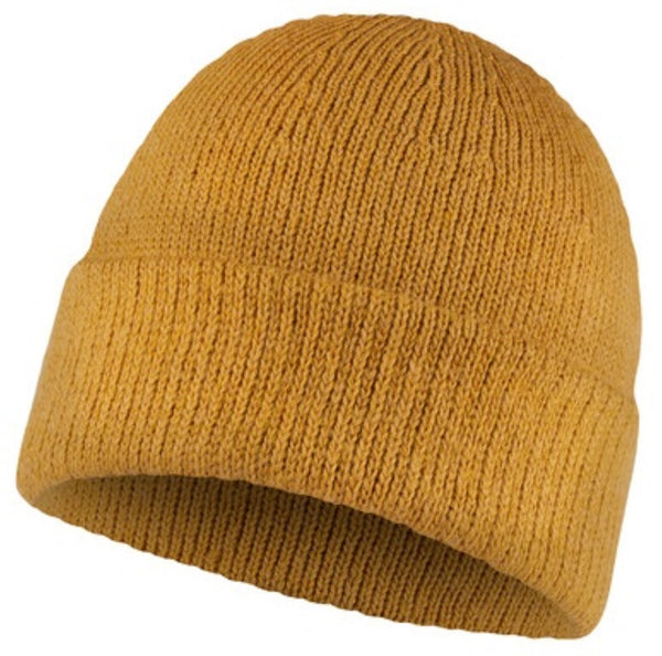 Buff KNITTED BEANIE für Erwachsene jarn ocher Gr. One Size