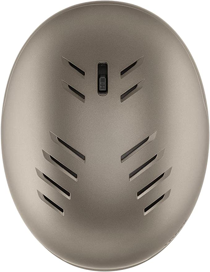 uvex WANTED Ski-Snowboardhelm soft gold-silver stripes mat Unisex