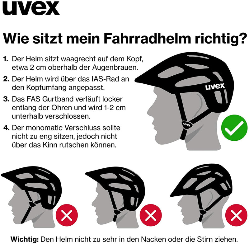 Uvex I-VO CC mit LED Licht Fahrradhelm carbon look white mat mit Rücklicht Unisex Erwachsene