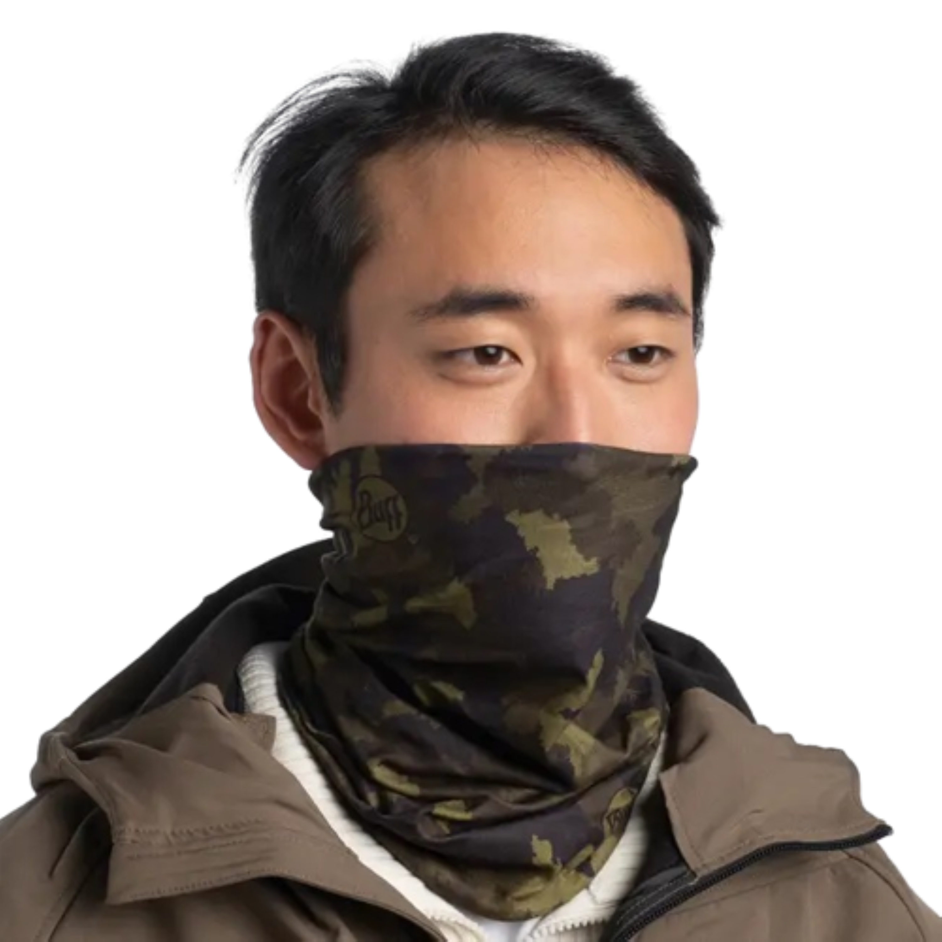 Buff ORIGINAL ECOSTRECH MULTIFUNKTIONSTUCH für Erwachsene military Gr. One Size