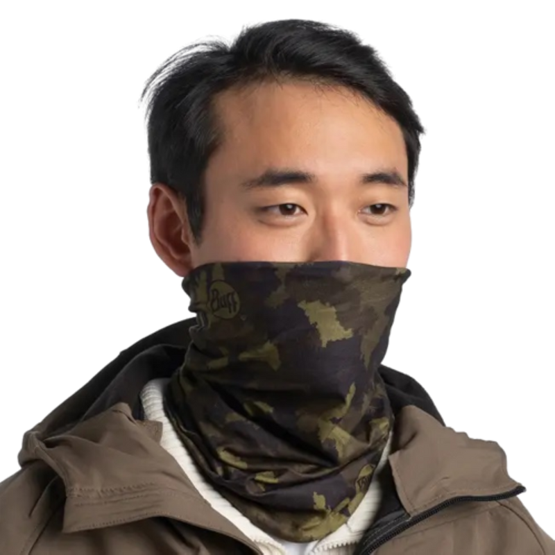 Buff ORIGINAL ECOSTRECH MULTIFUNKTIONSTUCH für Erwachsene military Gr. One Size