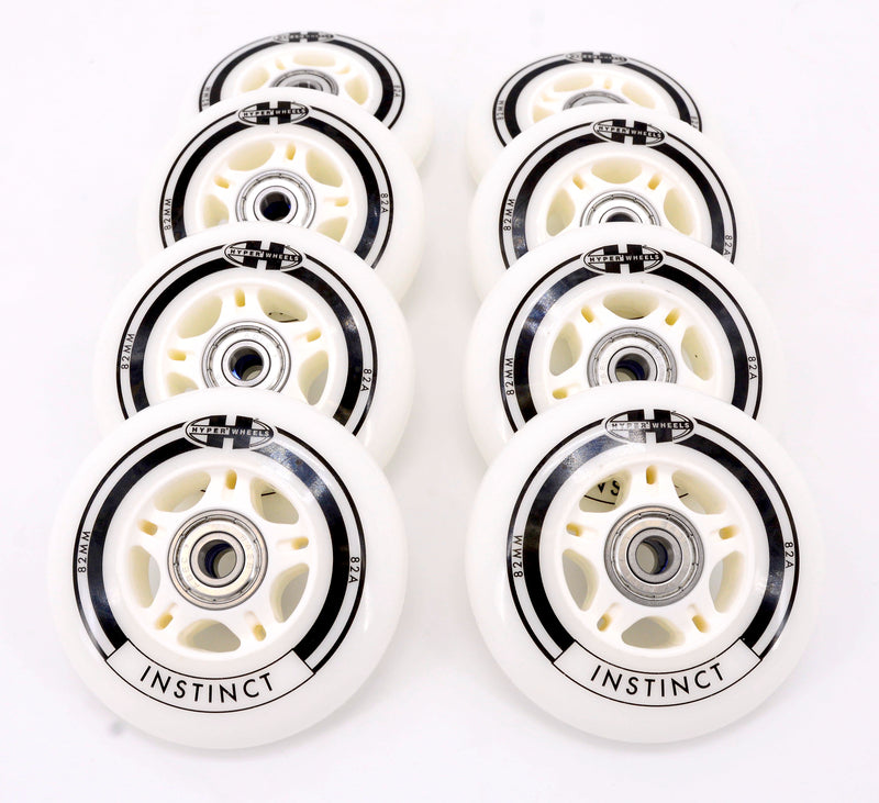 8er Set Hyper INSTINCT Rollenset 82mm/82A ABEC7 + 8mm Spacer