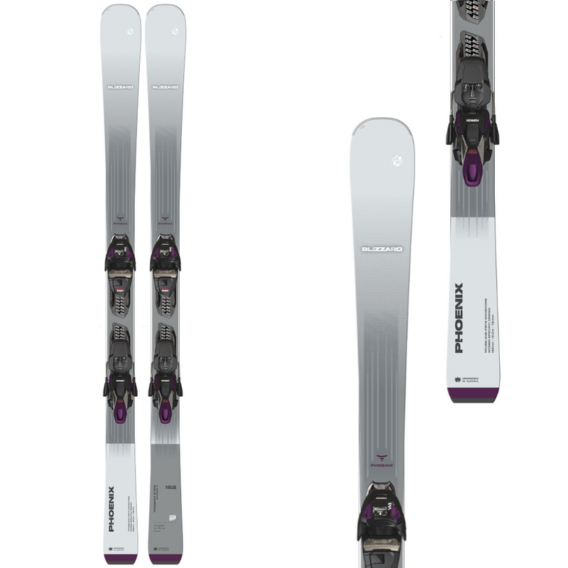 Blizzard PHOENIX S R13 SUPREME TI 162cm + Marker TPX 12 - Damen Pisten Ski Grau