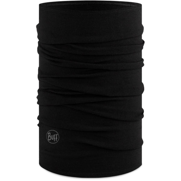 Buff MERINO LIGHTWEIGHT MULTIFUNKTIONSTUCH für Erwachsene solid black Gr. One Size