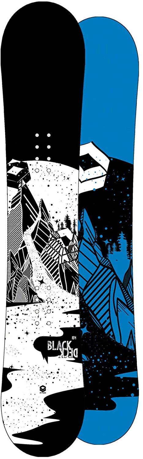 FTWO BLACKDECK EXTRA WIDE - 155cm Snowboard Schwarz Blau