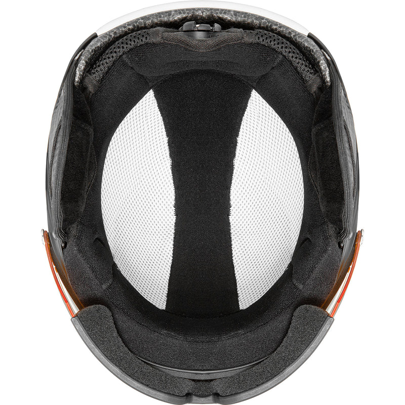 uvex HLMT 500 VISOR Ski-Snowboardhelm black white mat Unisex