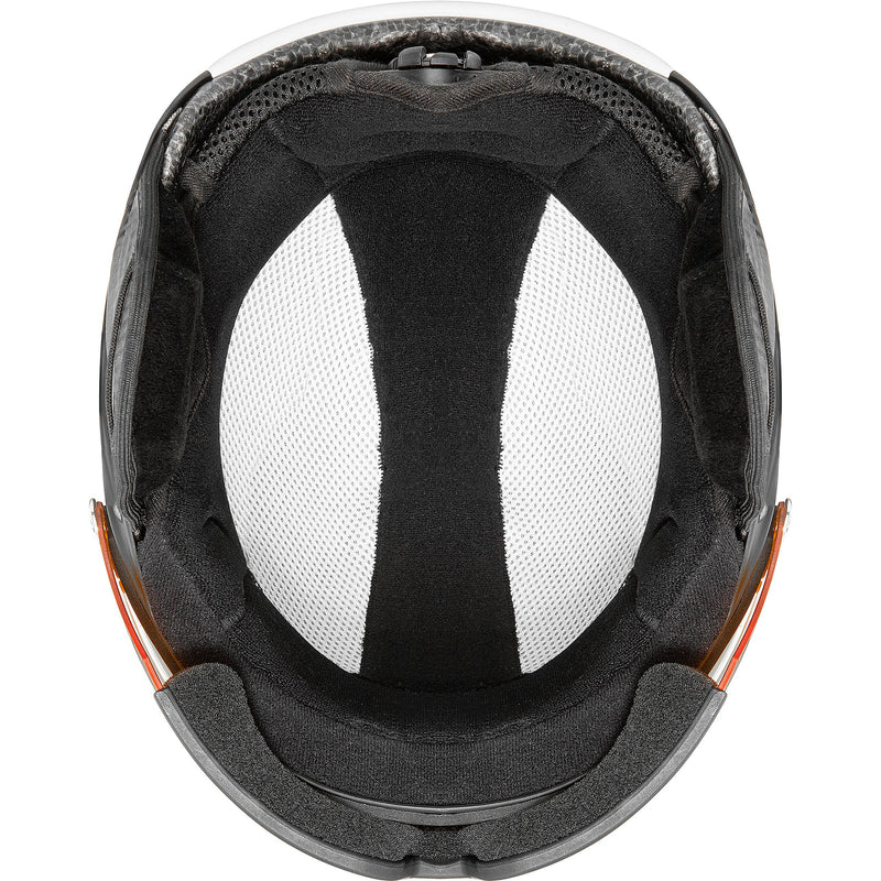 uvex HLMT 500 VISOR Ski-Snowboardhelm black white mat Unisex