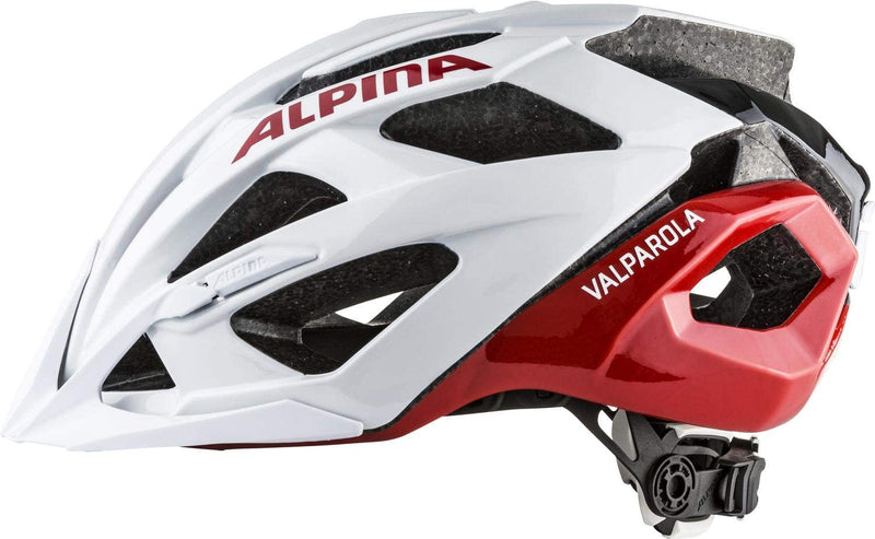 Alpina Valparola Fahrradhelm white red Unisex