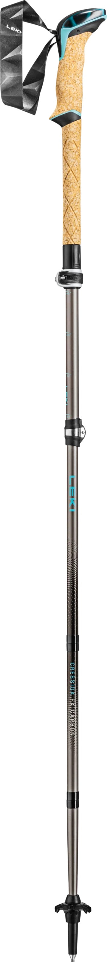 Leki CRESSIDA FX CARBON Wanderstöcke brown metallic mint choc (100-120 cm) Damen