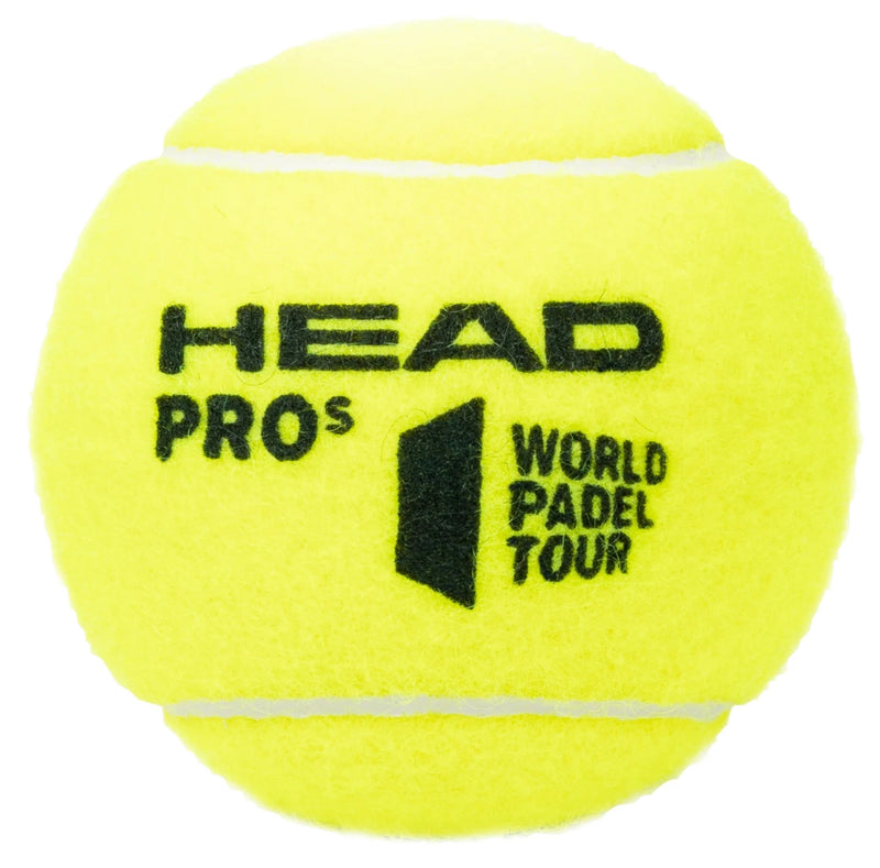 Head PADEL PRO S (Speed) 3B Padel Bälle 3 pcs yellow