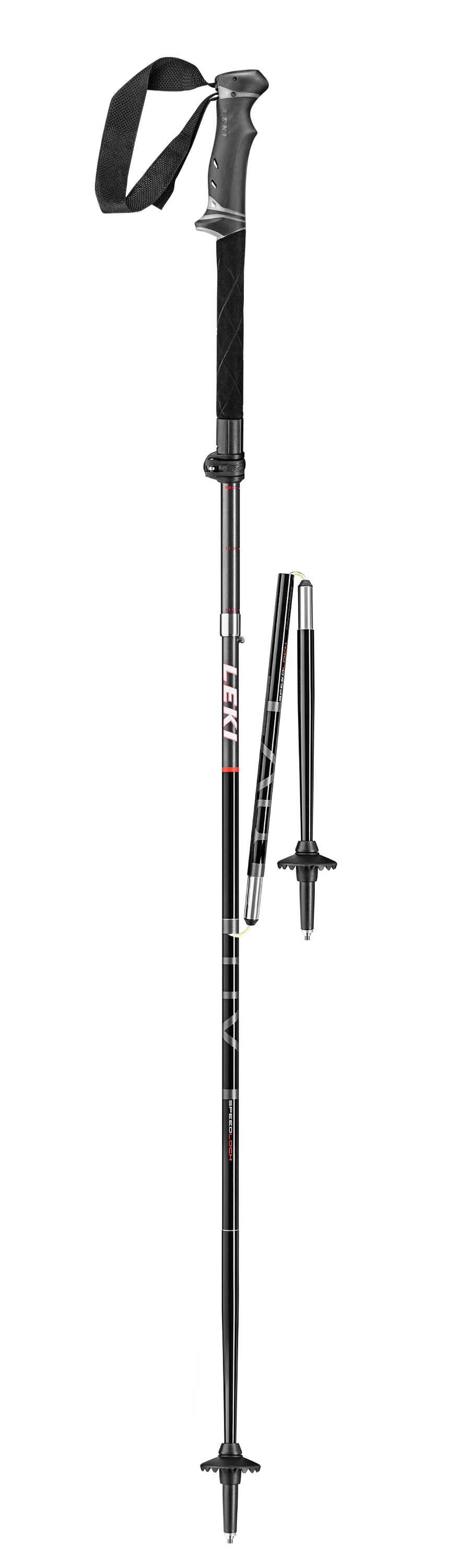 LEKI Stöcke Micro Vario TA EVO Trekking 110-130cm schwarz-anthrazit Wanderstöcke