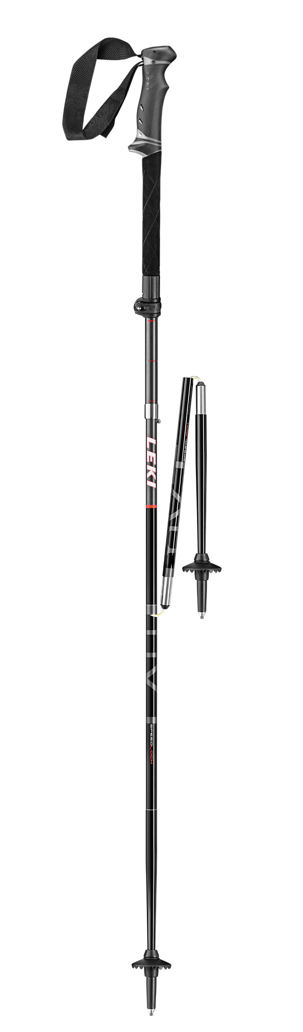 LEKI Stöcke Micro Vario TA EVO Trekking 110-130cm schwarz-anthrazit Wanderstöcke
