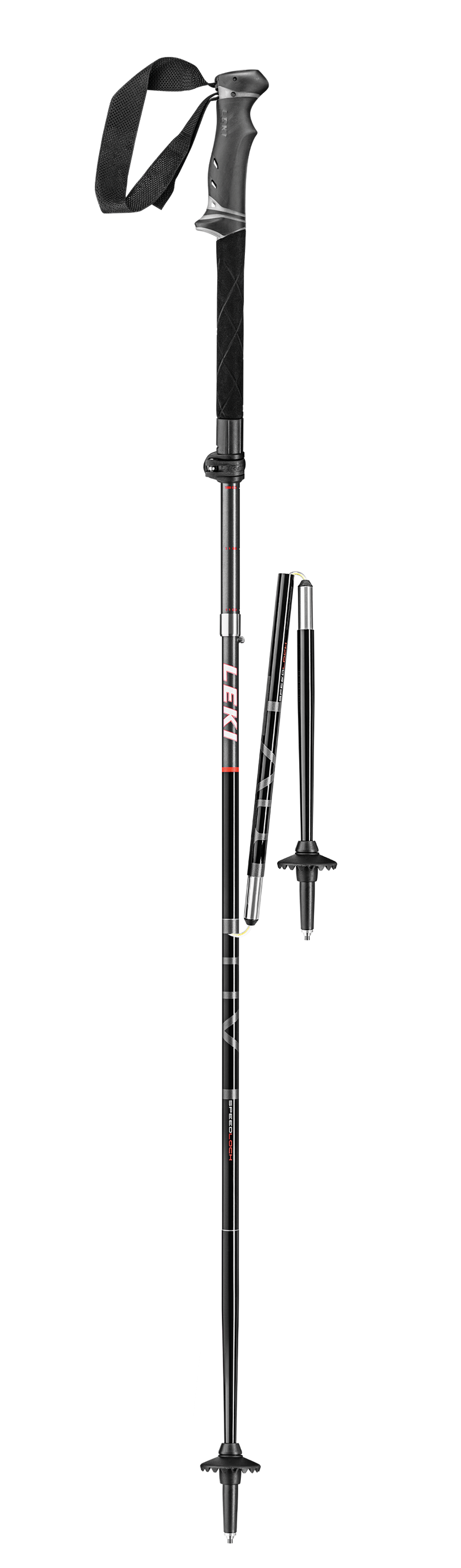LEKI Stöcke Micro Vario TA EVO Trekking 110-130cm schwarz-anthrazit Wanderstöcke