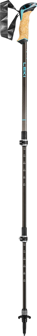 Leki CRESSIDA AS ALU Trekkingstöcke brown metallic chocolate brown mint (90-125 cm) Damen