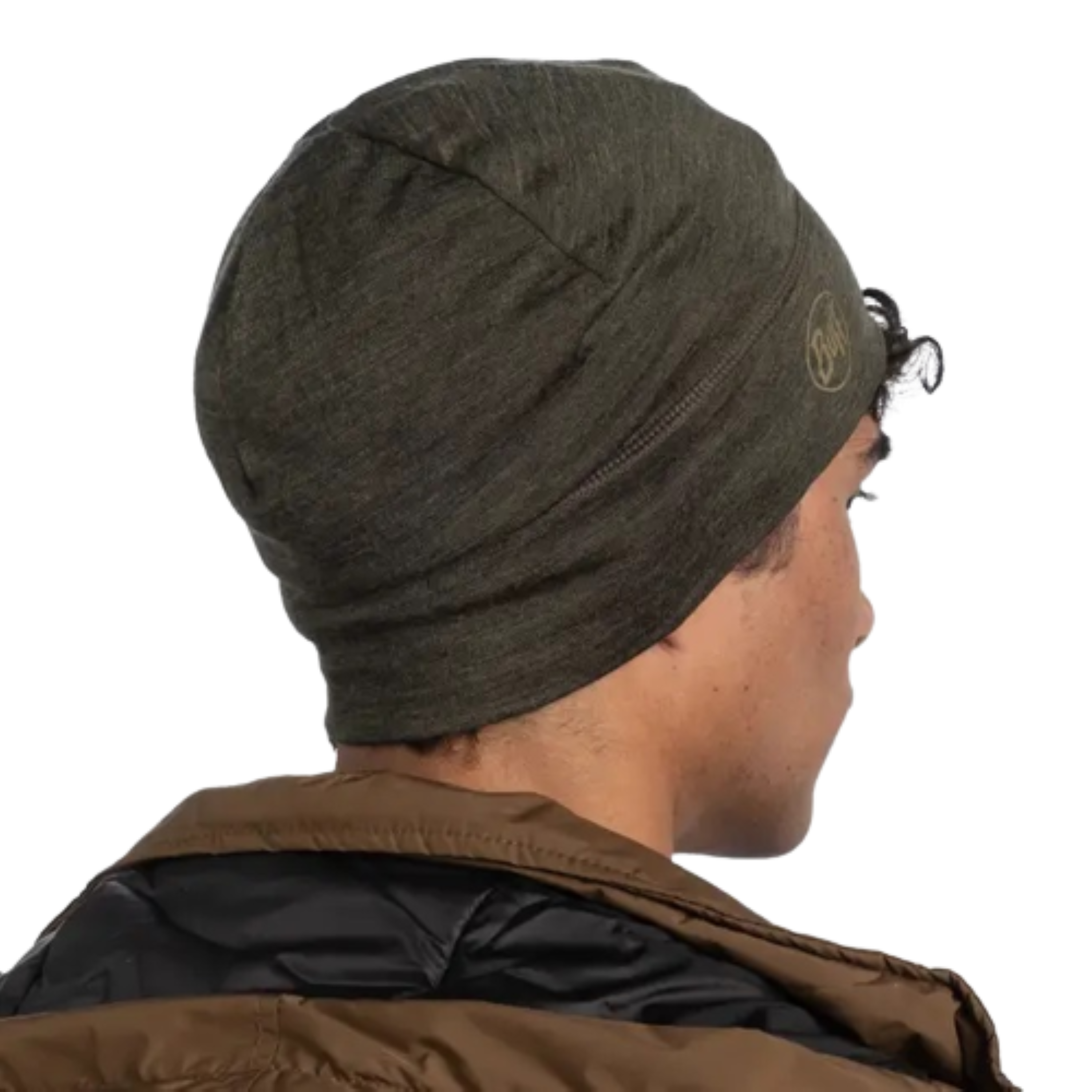 Buff MERINO MIDWEIGHT BEANIE für Erwachsene solid bark olive Gr. One Size