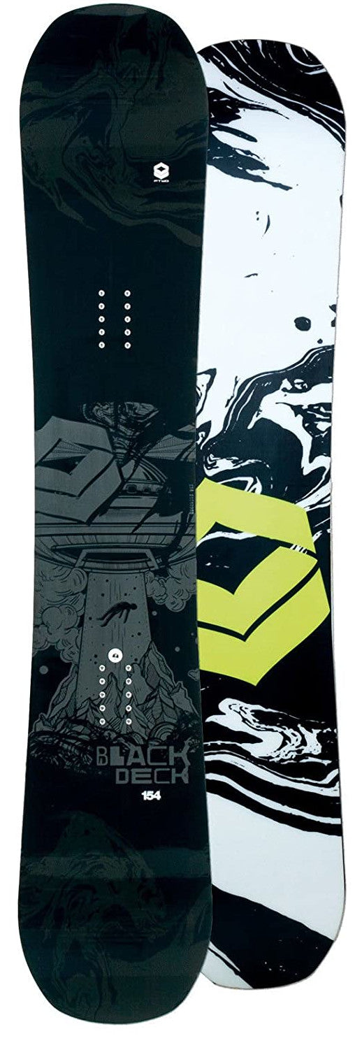 FTWO BLACKDECK Camber Snowboard Gr. 154 cm