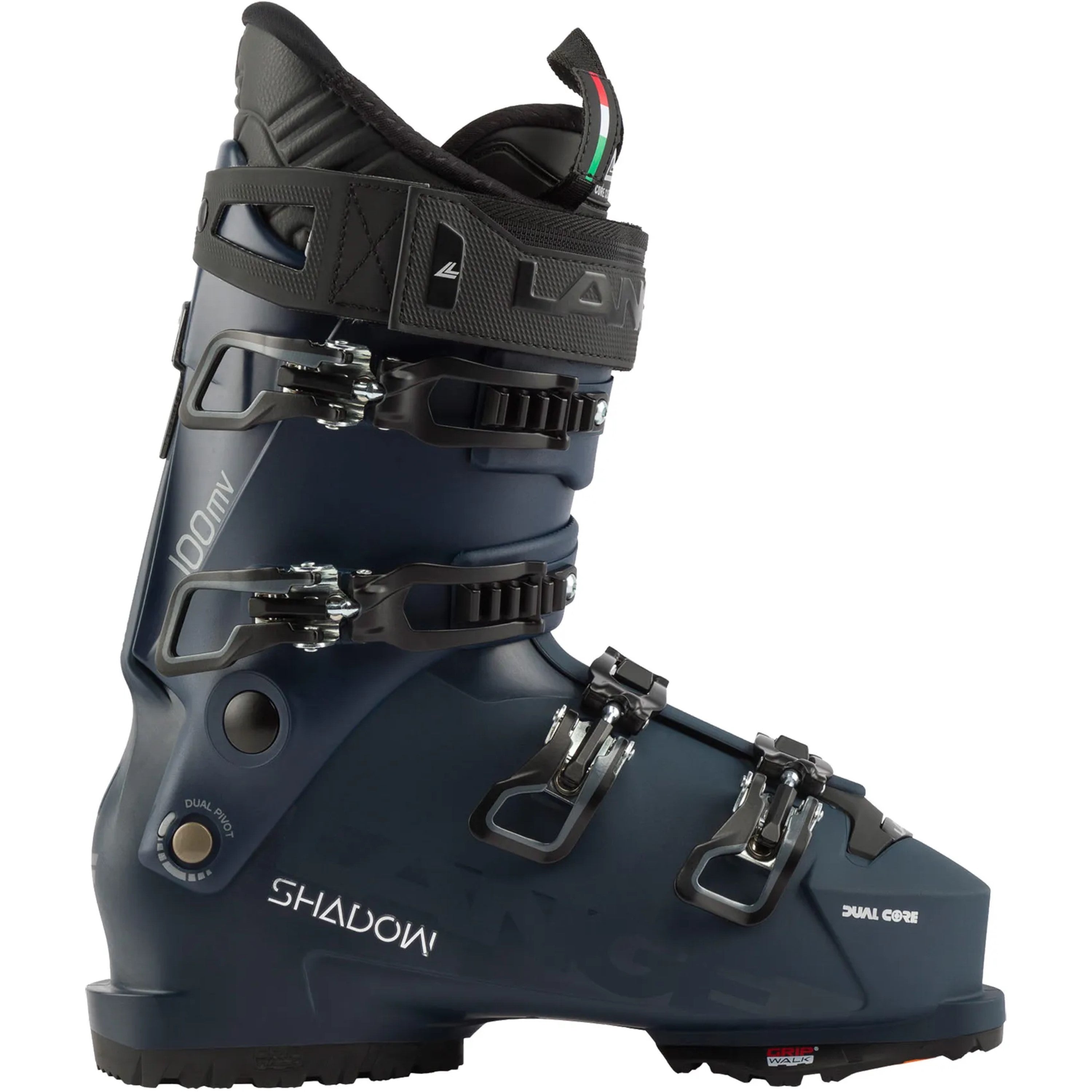 Lange SHADOW 100 MV GW Skischuh black blue silver Herren