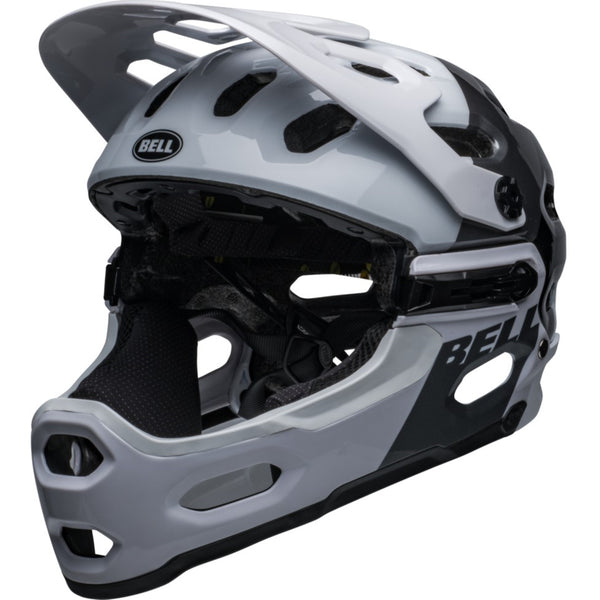Bell SUPER 3R Fahrradhelm matte white black Unisex