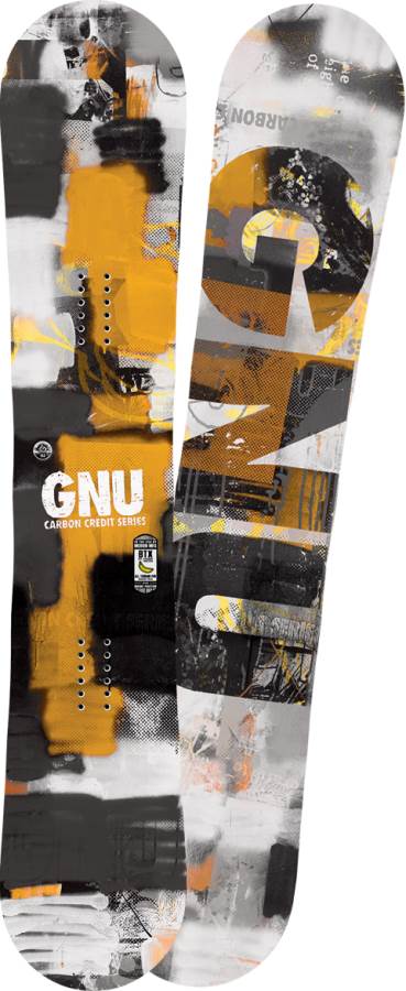 GNU Credit Series Freestyle Snowboard Board Wintersport Gr. 153W cm