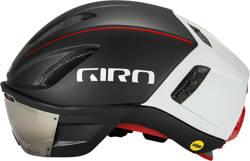 Giro VANQUISH Mips Fahrradhelm matte black white red Gr. M (55-59 cm) Herren
