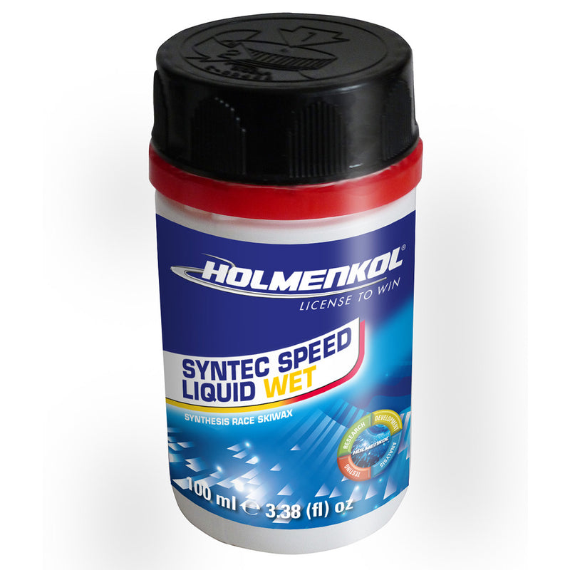Holmenkol Syntec Speed Liquid 100ml WET, MID, COLD Flüssigwachs HF Speedfinish