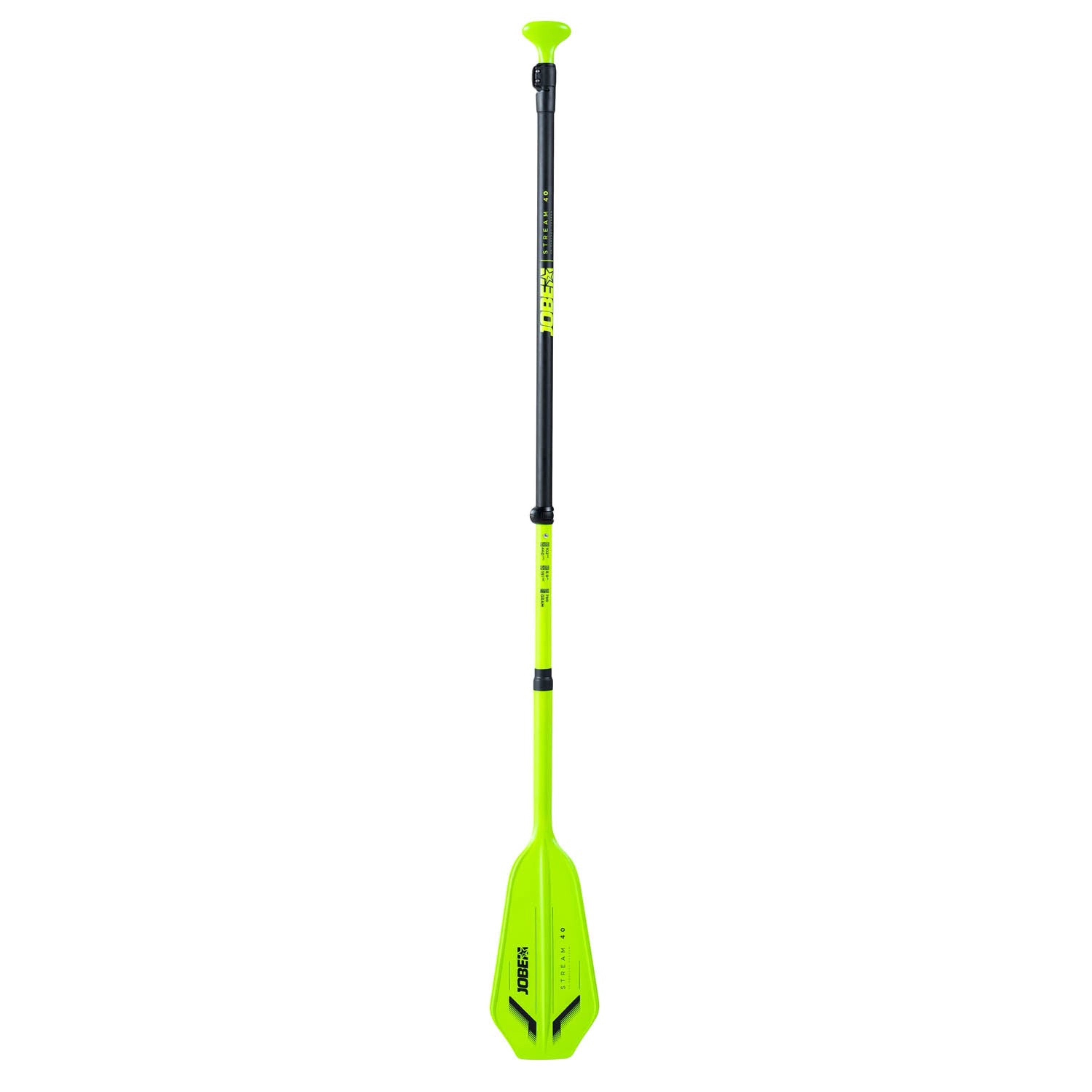 Jobe STREAM CARBON 40 SUP PADDEL Carbon Dreiteilig lime green