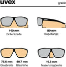 uvex GRAVIC Sportbrille black mat Unisex