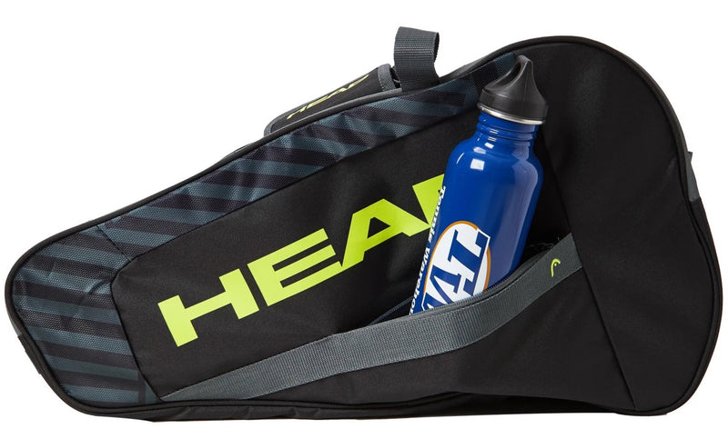 Head BASE PADEL BAG M BKNY Padel-Tasche black neon yellow