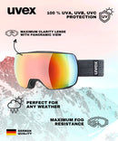 uvex COMPACT FM Ski-Snowboardbrille black Unisex