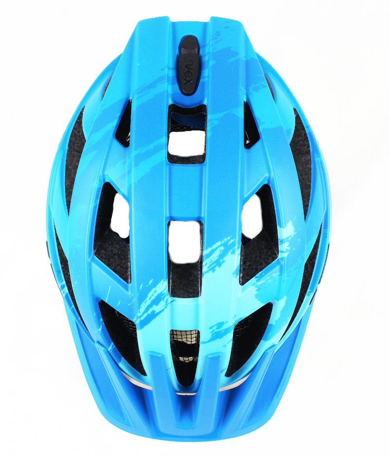 Uvex I-VO CC mit LED Licht Fahrradhelm light blue mat mit Rücklicht Unisex Erwachsene