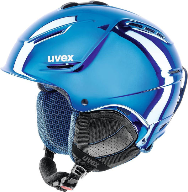 uvex p1us Pro Ski-Snowboardhelm chrome blue LTD Gr. M (55-59 cm)