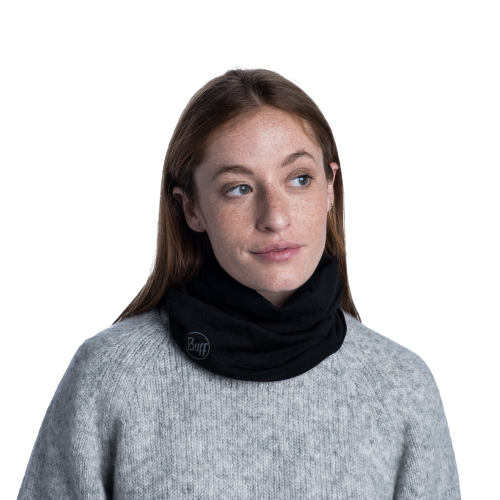 Buff MERINO MIDWEIGHT MULTIFUNKTIONSTUCH für Erwachsene solid black Gr. One Size