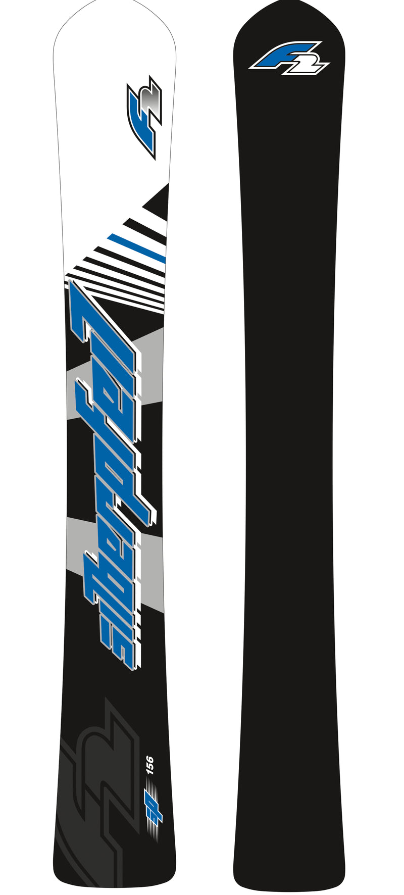 F2 SILBERPFEIL Extreme Carver Board black white blue