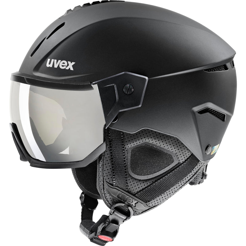 uvex INSTINCT VISOR Ski-Snowboardhelm black mat Unisex