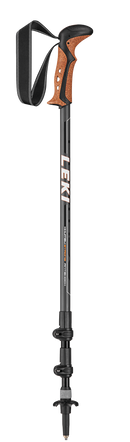 Leki KHUMBU ANTISHOCK Wanderstöcke anthrazit-weiß-orange