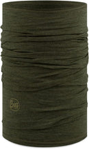 Buff MERINO LIGHTWEIGHT MULTIFUNKTIONSTUCH für Erwachsene solid bark olive Gr. One Size