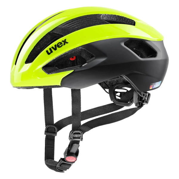 uvex RISE CC Fahrradhelm neon yellow black Unisex