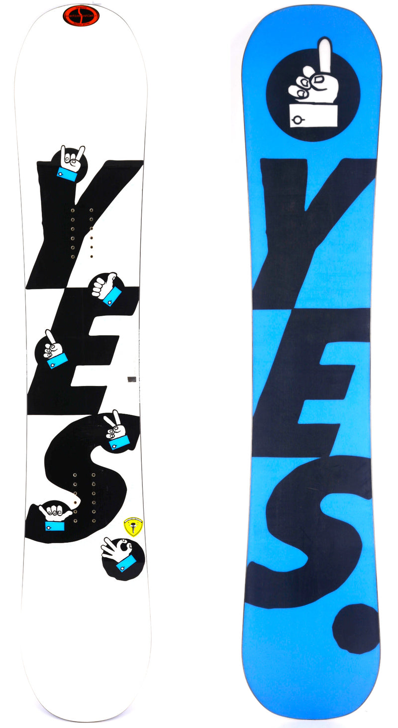 YES HANDSIGN - 154 cm Snowboard Softboot Park Freeride Freestyle CH-20