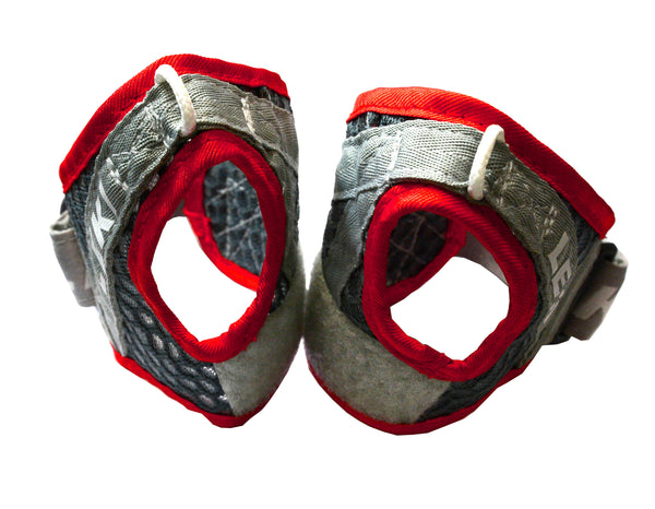 Leki Trigger Shark Frame Strap Mesh Paarweise gray - red